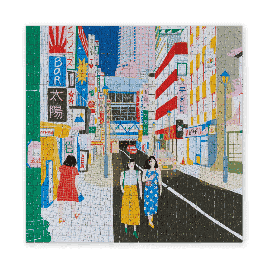 Tokyo Time Puzzle (by Inner Piece, art by Cel Castellá)