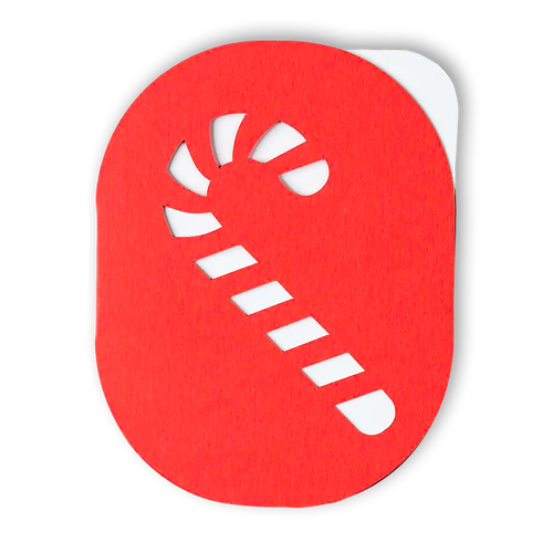 Candy Cane Notecard