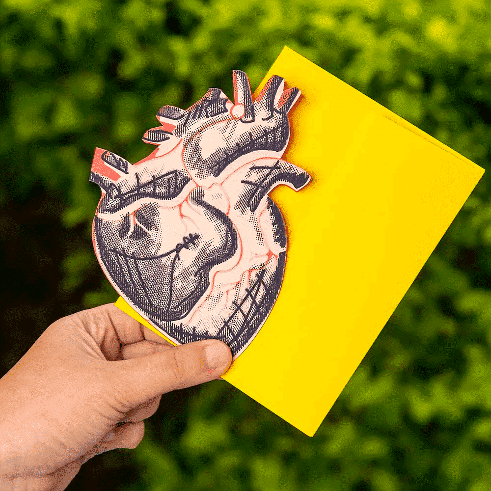 Open Heart Greeting Card
