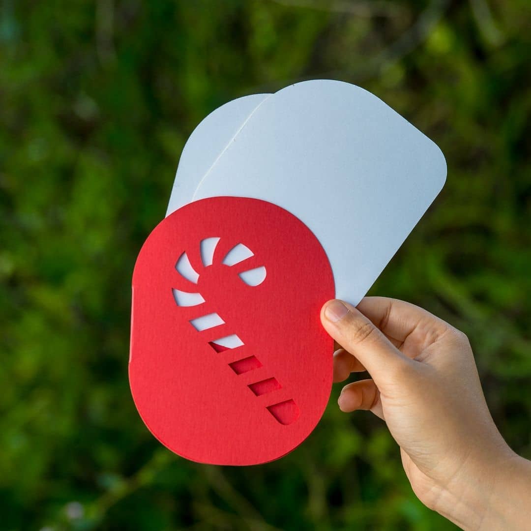 Candy Cane Notecard