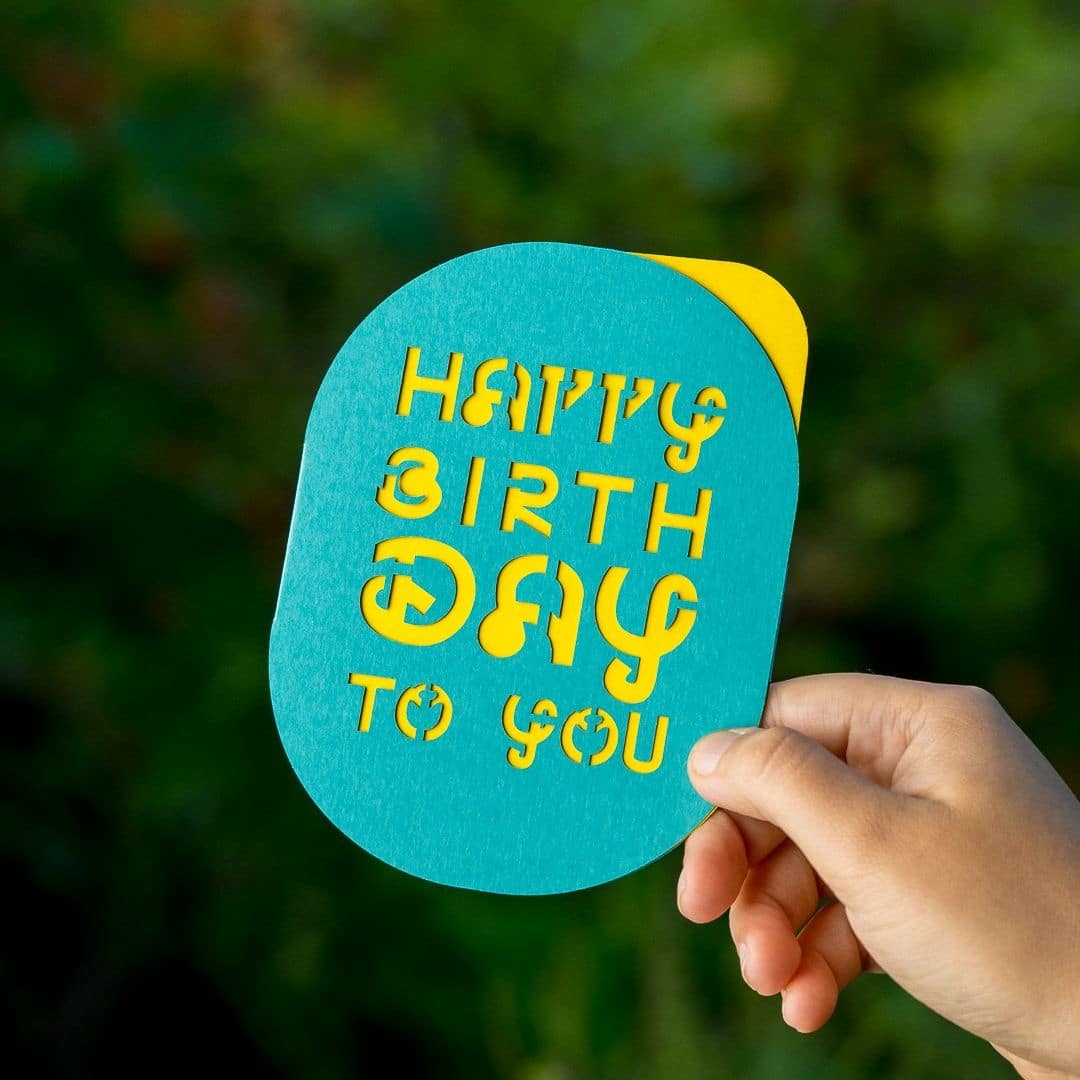 Happy Birthday Notecard