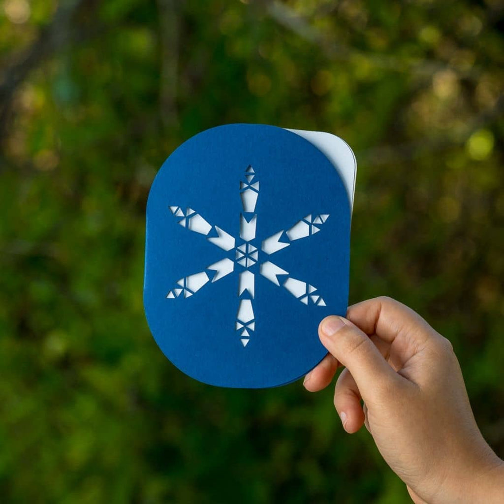Snowflake Notecard