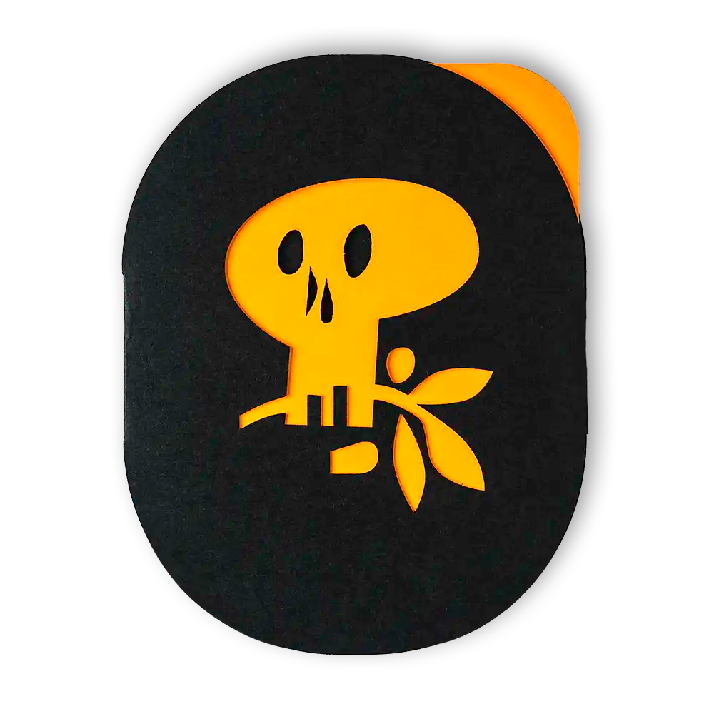 Skull Notecard